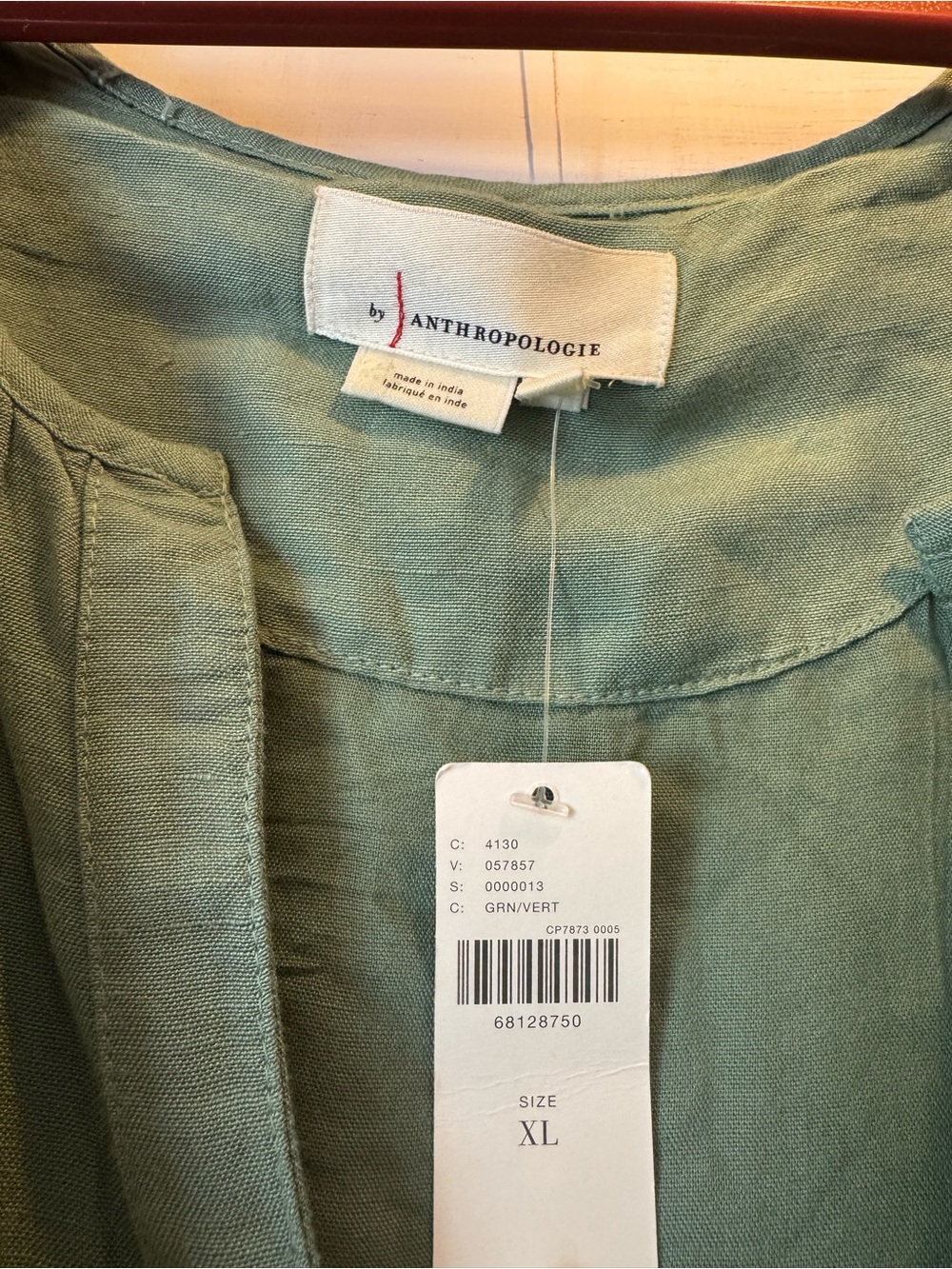 Anthropologie the Somerset Maxi Dress in Linen - Picture 9 of 10